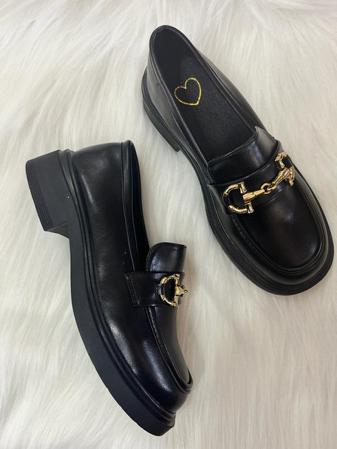 Round Toe Chunky Loafers